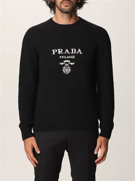 herren pullover prada|Prada sweatshirt men.